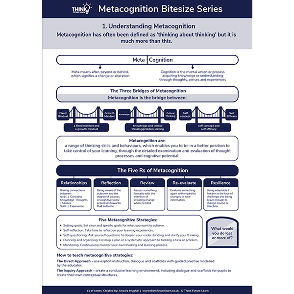 1. Understanding Metacognition